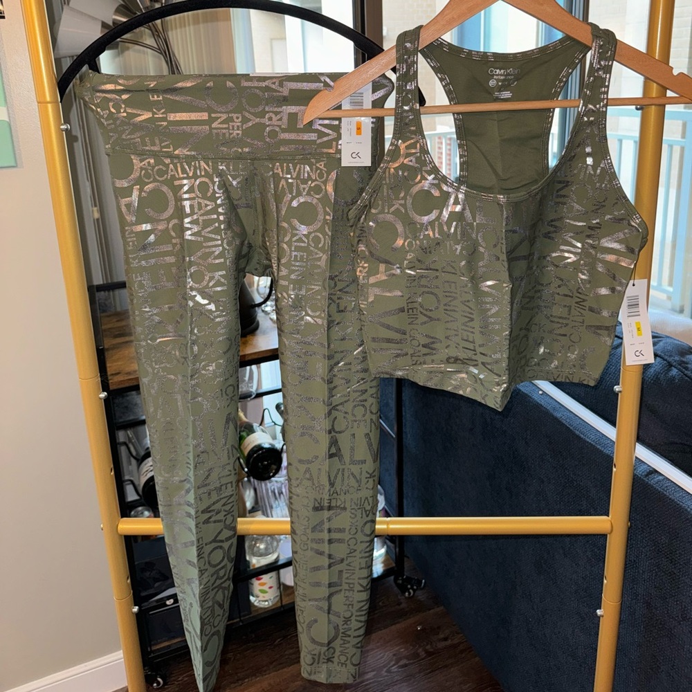 NEW WITH TAGS - Calvin Klein Performance Workout Set